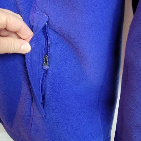 Under Armour Fleece‎ Sherpa Zip-Up Jacket Purple Women's Large - Picture 2 of 9